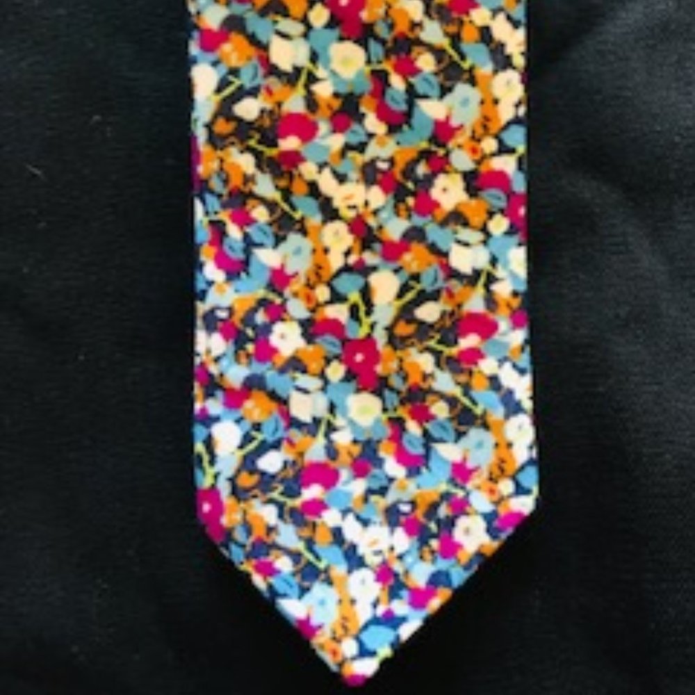 NWT Topman 100% Cotton Multicolor Tie